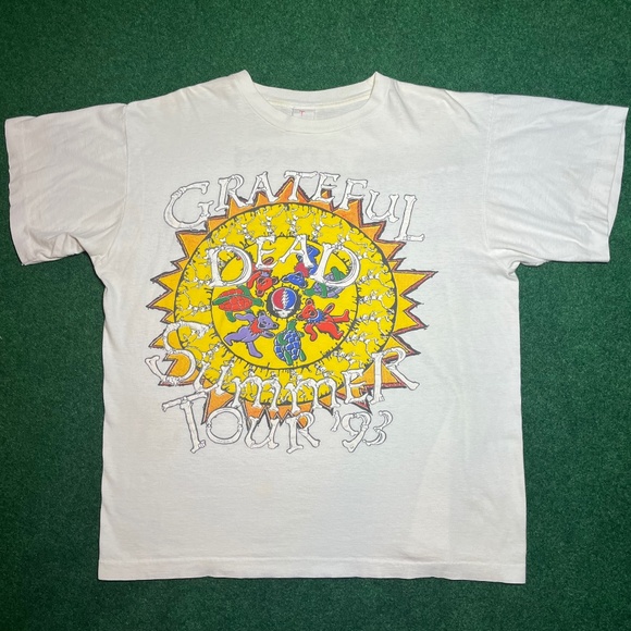 Vintage 90s Rare Grateful Dead Vintage 1994 Summer Tour Sting Large Tshirt